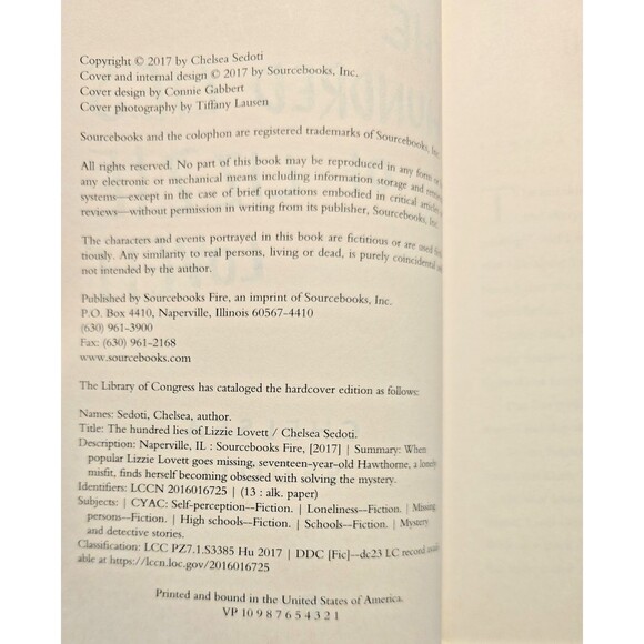 The Hundred Lies of Lizzie Lovett by Sedoti, Chelsea - Picture 3 of 9